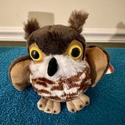 Wild Republic – Realistic Looking Great Horned Owl Stuffed Animal Plush 5 inches