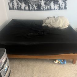 Queen Sized mattress And Bed Frame