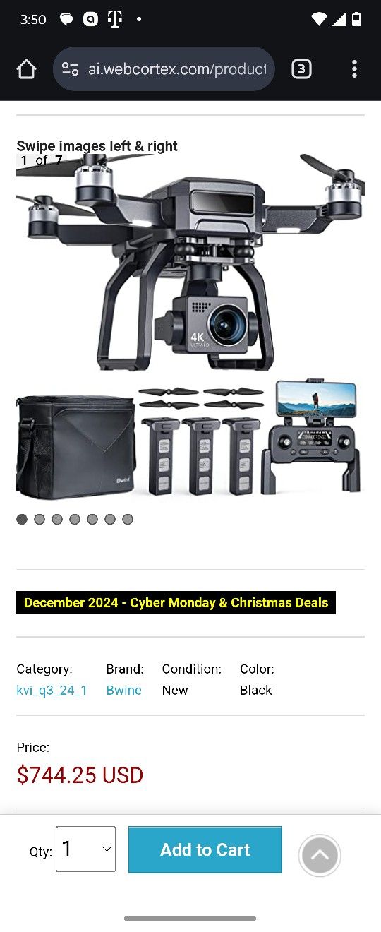Brand New Bwine F7 Drone