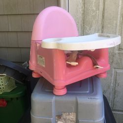 Nice space saver high chair with tray only $15