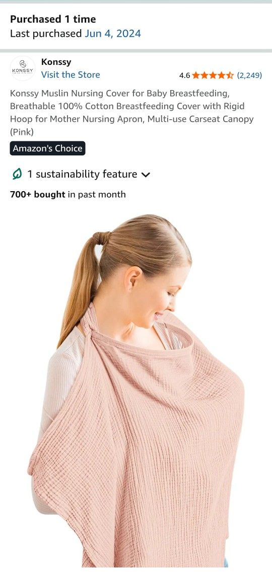 Muslin Nursing Cover