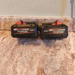 Milwaukee M18 FORGE batteries new firm price