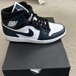 Nike Jordan 1 Mid  (2022) - Armory navy/white-black