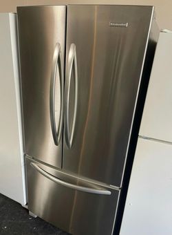 KitchenAid 3-Door Fridge Stainless Steel FrenchDoor