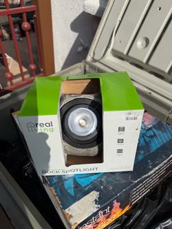 Real Living LED Solar Powered Rock Spotlight (pair)