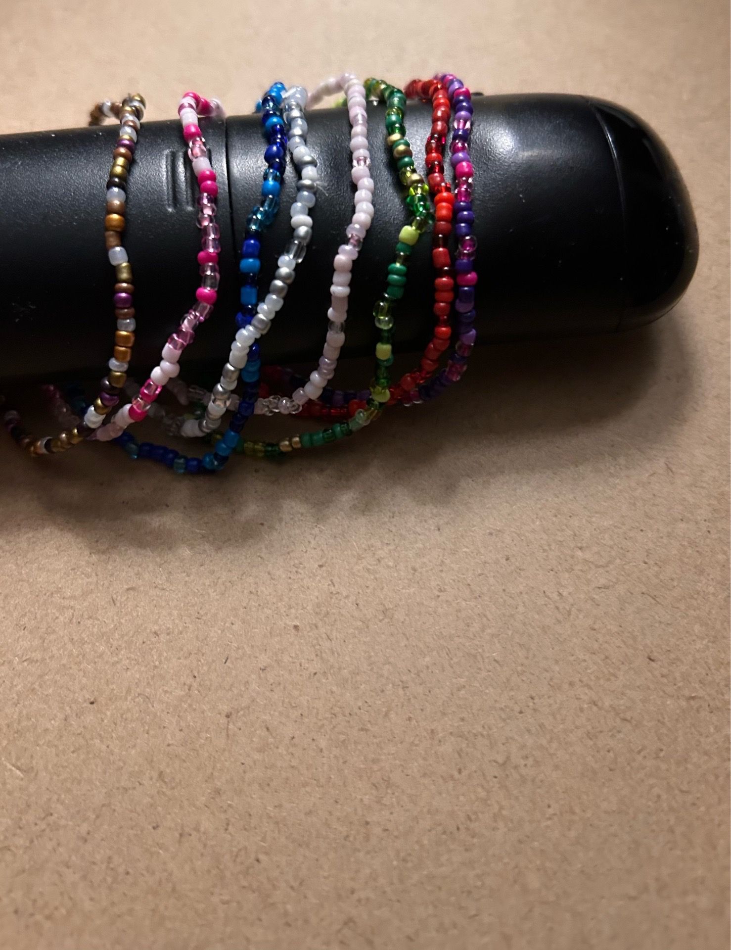 8piece Glass Bead Bracelets