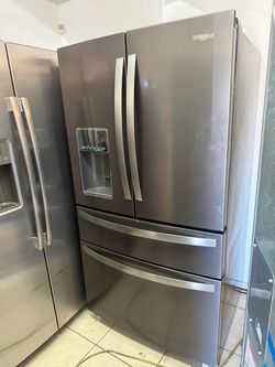 Whirlpool French Door Refrigerator with Ice Dispenser