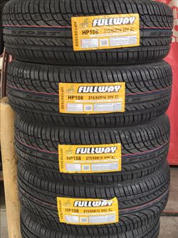 New tires 215/60/16 Llantas Nuevas MOUNTED BALANCED AND TAX INCLUDED