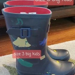KIDS Rain Boots JOULES Size 3