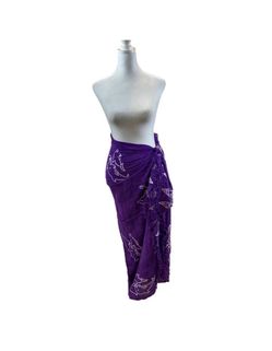 Like New Purple Sarong Wrap for Women