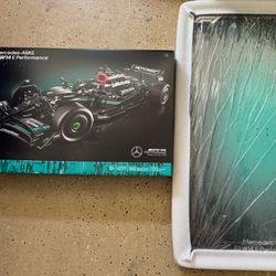 Legos- Unopened 1642 Piece Mercedes F1 With Display Board