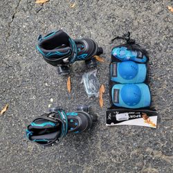 Blue Rollerskates