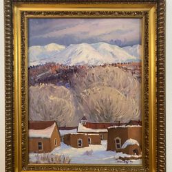 Oil painting on canvas by Novella king (1973)