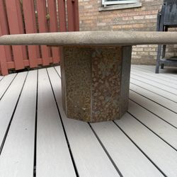 Outdoor Stone Table