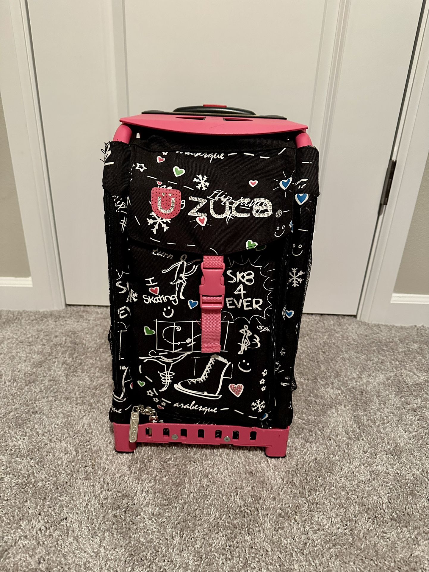 Black ZUCA Ice Skating Bag “I Love Skating”