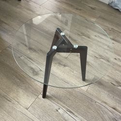 MCM  Wood/Glass Table 