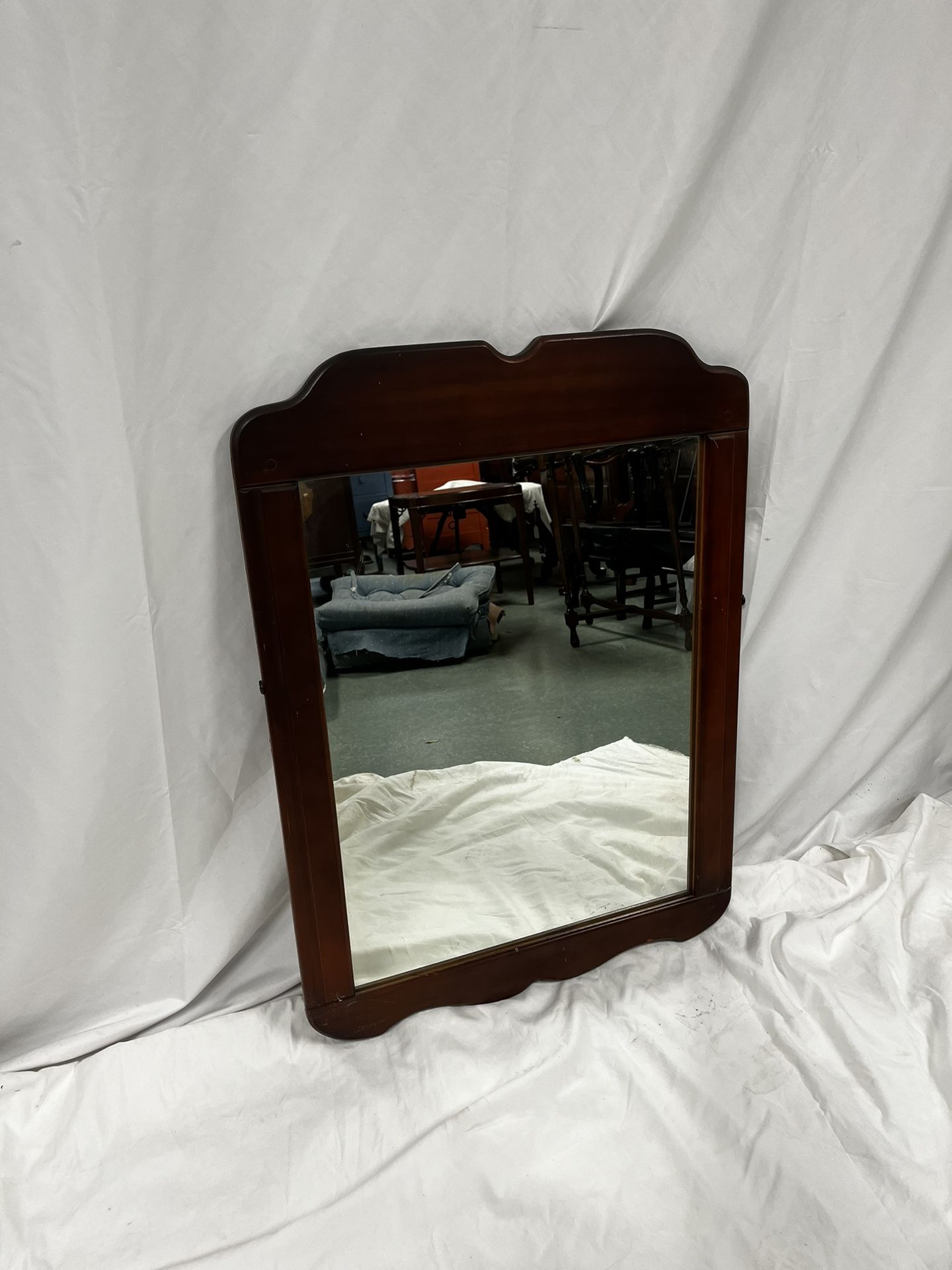 Vintage Wooden Mirror