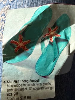 Star fish Thong sandal