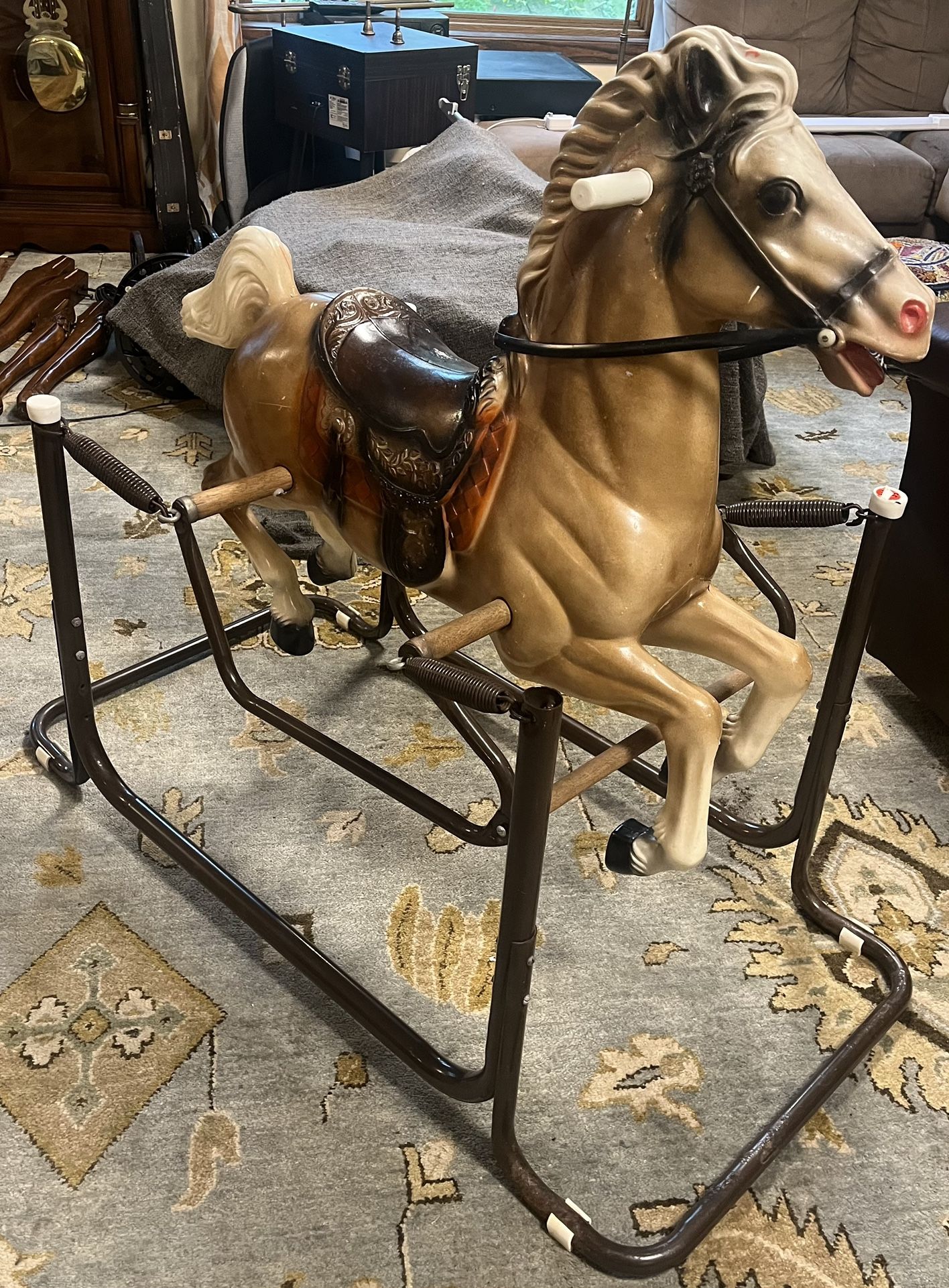 1950s Vintage Wonder Horse Prancer Spring Rocking Horse