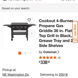 Brand New 36” Flat Top Griddle – 4 Burner (Blackstone Style)