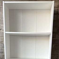 White Book Shelf (barely Used)