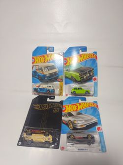 Hot Wheels  Cars Lot of 4