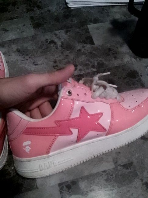 Pink Bapestas 8.5 W/O Box