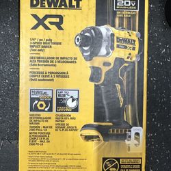 Dewalt 20v XR 3 Speed High Torque Impact Driver (DCF860)