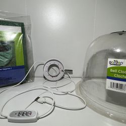 1 Jumbo Garden Bag, 1 Plant Light, 1 Bell Cloche ❗️Firm Price❗️