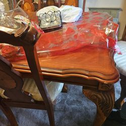 Real Wood Table And Chairs