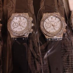Lab Diamond Waterproof Watches (New)