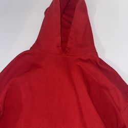 Red  Pullover Gildan Hoodie L