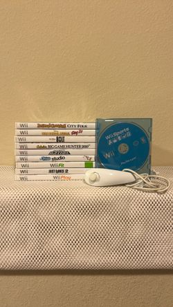 Nintendo Wii Sports Games Bundle Lot Various Titles Lot of 10 Animal Crossing