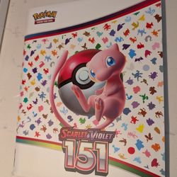 MEW 151 POKEMON BINDER (only)