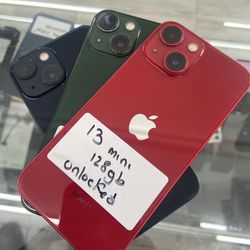 13 Mini 12 Mini Unlocked. Cash Or $10 Down W Approval 