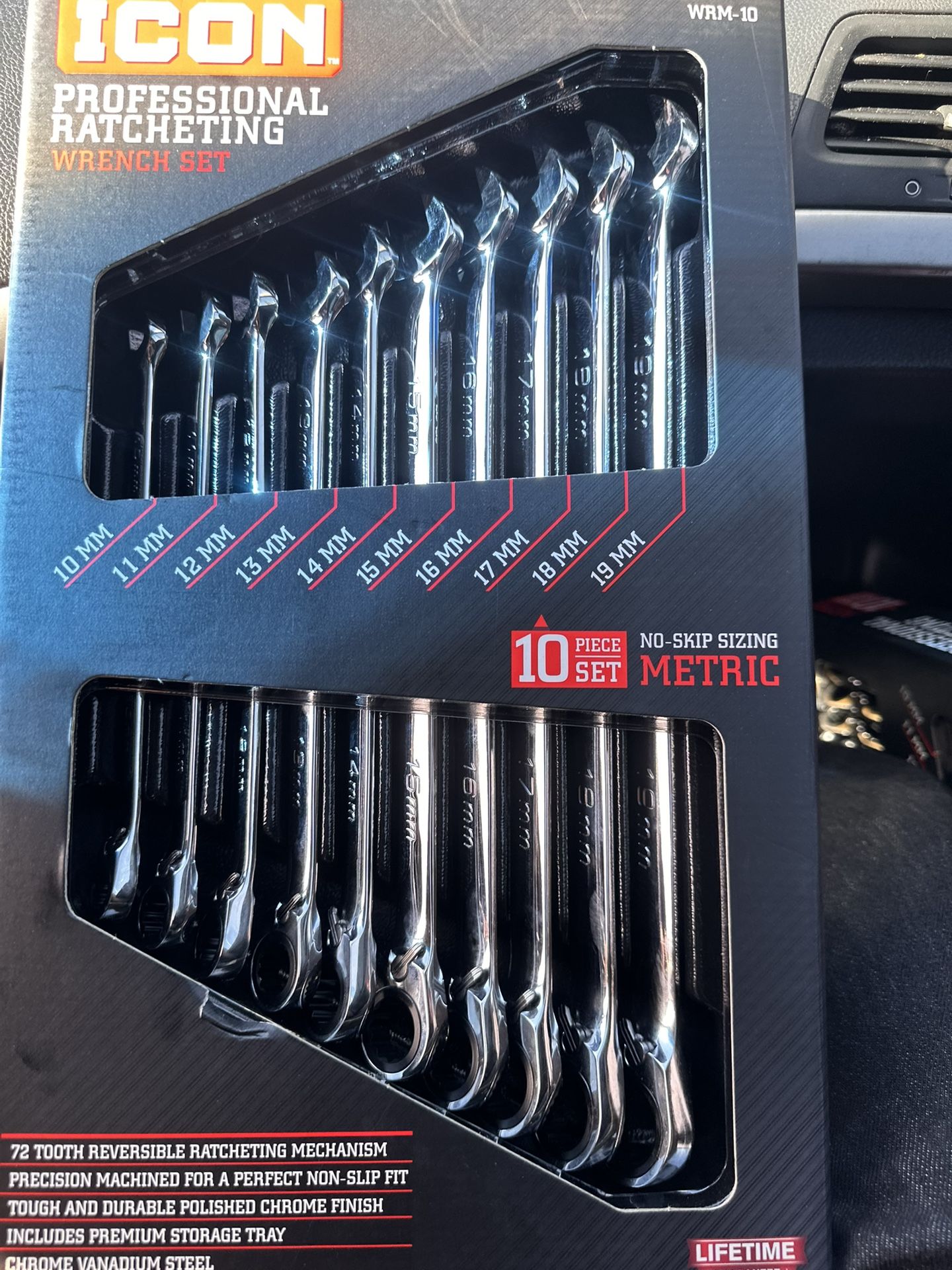professional ratcheting wrench set