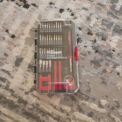 Hyper Tough 77 Piece Precision Tool Kit with Magnetic Screwdriver, Standard Size Bits, and Case, New Condition,