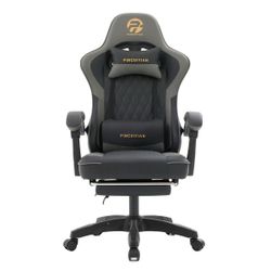 Pincuiyian Gaming Chair with Footrest，$80