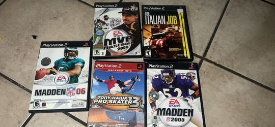 PlayStation 2 Games Lot of 5