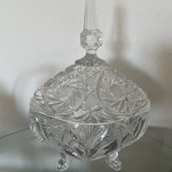 Crystal Candy Oval Dish 