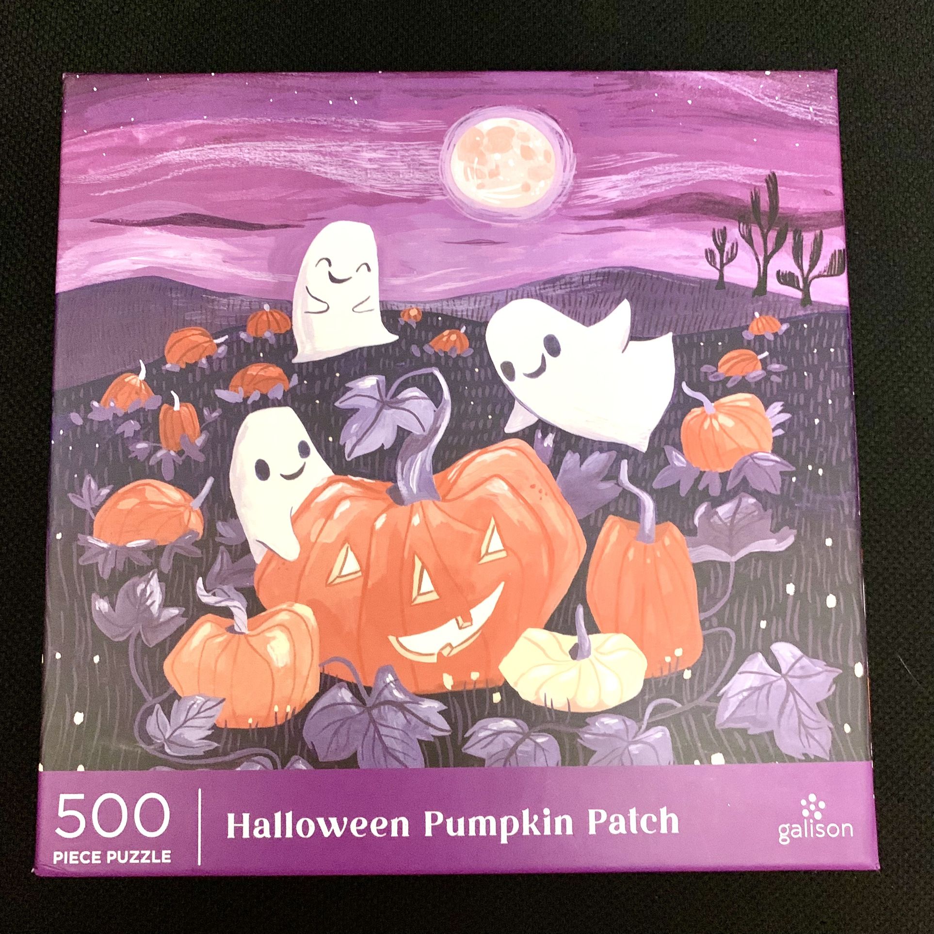 NEW Galison HALLOWEEN PUMPKIN PATCH 500 piece puzzle 