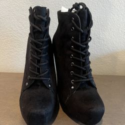 Black Heel Bootie