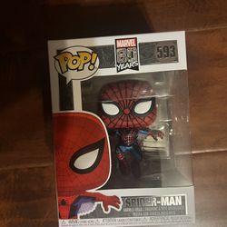 Pop! Marvel #593 – Spider-Man (80 Years First Appearance)