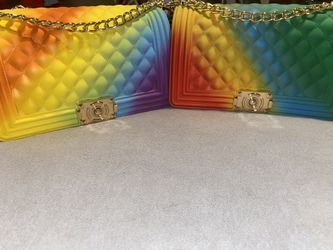 Rainbow Jelly Purses