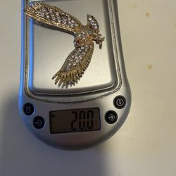 For Sale Eagle Pendent 14 K Solid Real Gold 