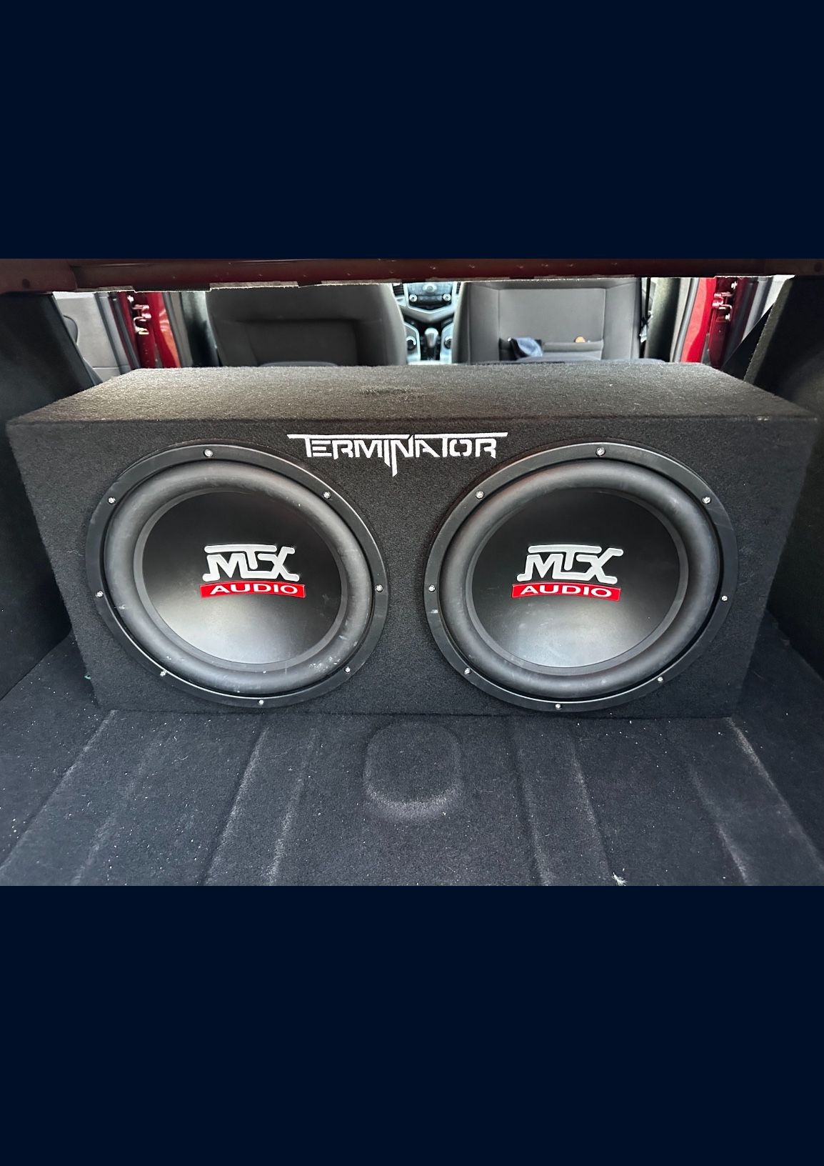Terminator Dual Subwoofers And Amplifier, JC Power Amp, Soundstream Bass Boost