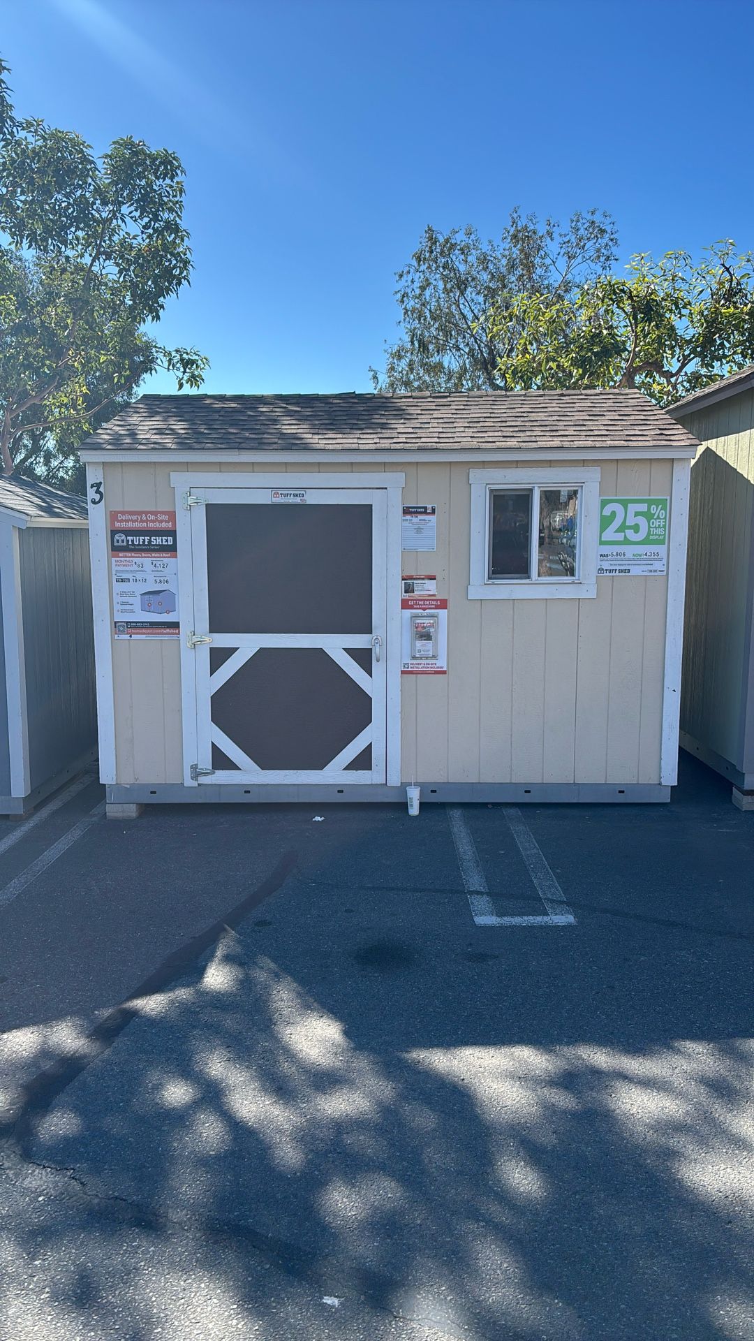 Tuff Shed Sundance TR-700 10x12 SD745931 Was $5,806 Now $4,355 25% Off Financing Available!
