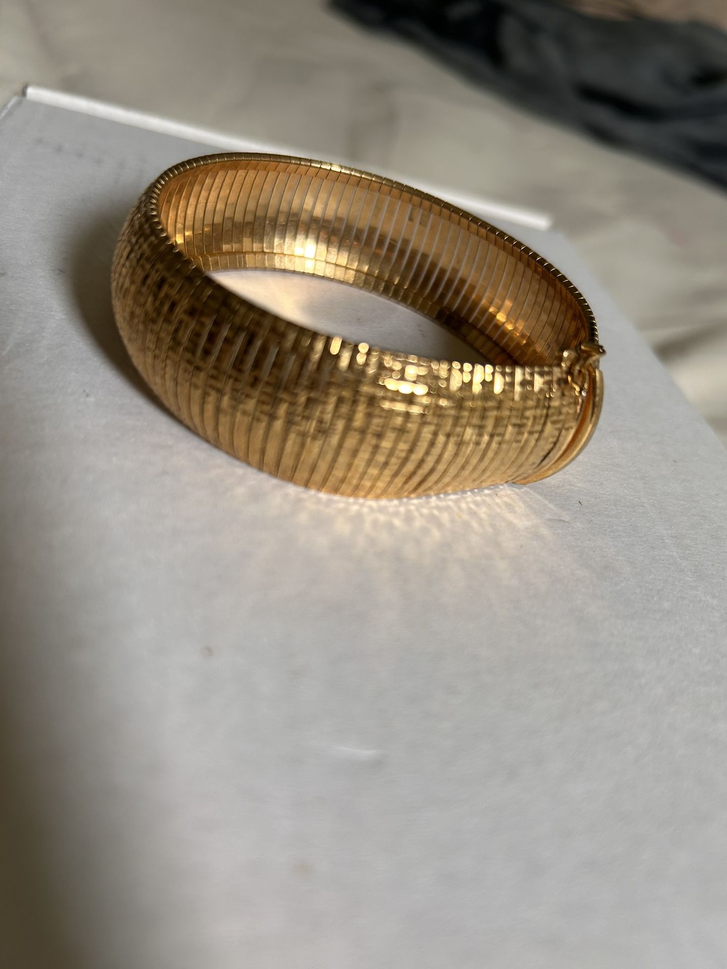 Silver 9.25 Bangle Over Gold
