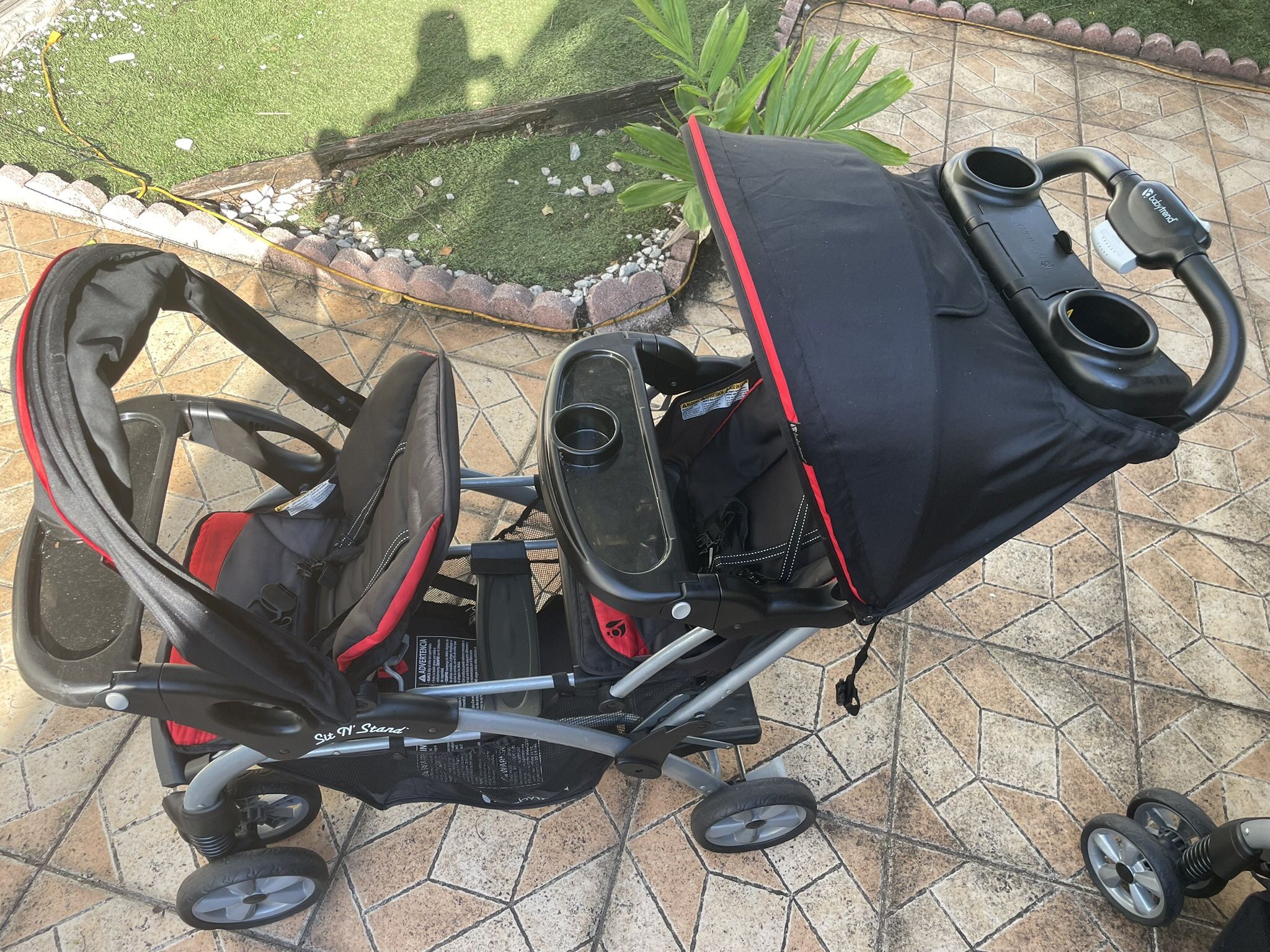 Sit N Stand Double Stroller From Babytrend