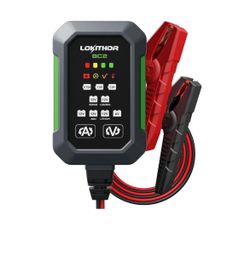 new BC2 Car Battery Charger 2A/1A/750mA Adjustable Currents, 6V/12V Automatic Battery Maintainer, Trickle Charger & Desulfator with Overcharge Protect